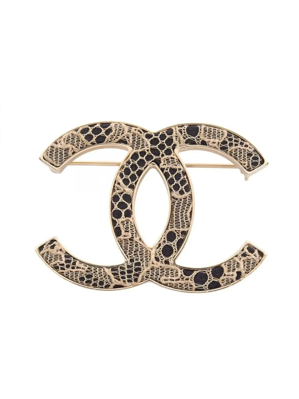 Chanel Cc Logo Brooch Metal #327446C91B